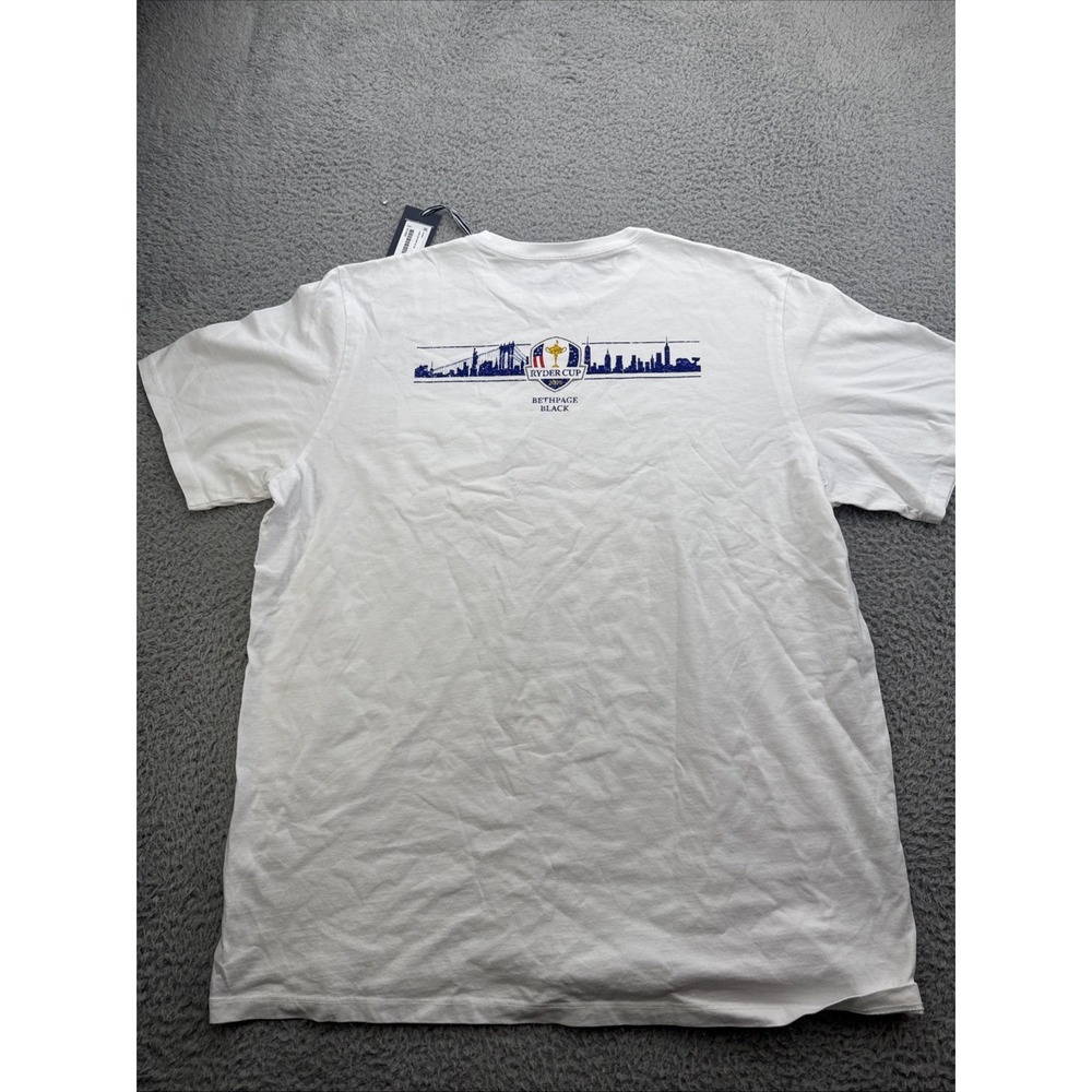 2025 Ryder Cup T Shirt Mens XL Bethpage Black Vineyard Vines S/S Golf NY Skyline